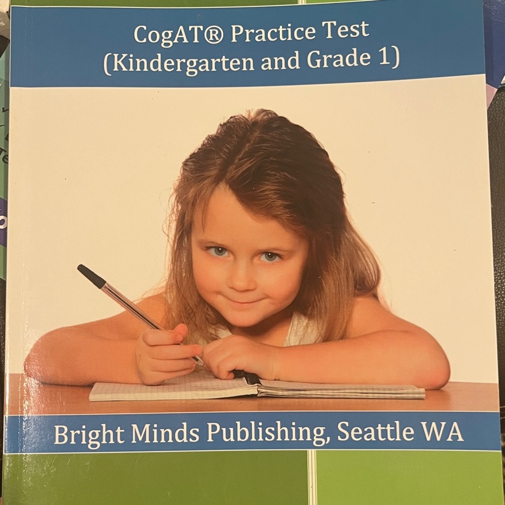 CogAT Practice Test for Kindergarten and Grade 1